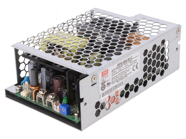 Voedingseenheid: schakelende; open; 400W; 113÷370VDC; 80÷264VAC Voedingseenheid: schakelende; open; 400W; 113÷370VDC; 80÷264VAC
